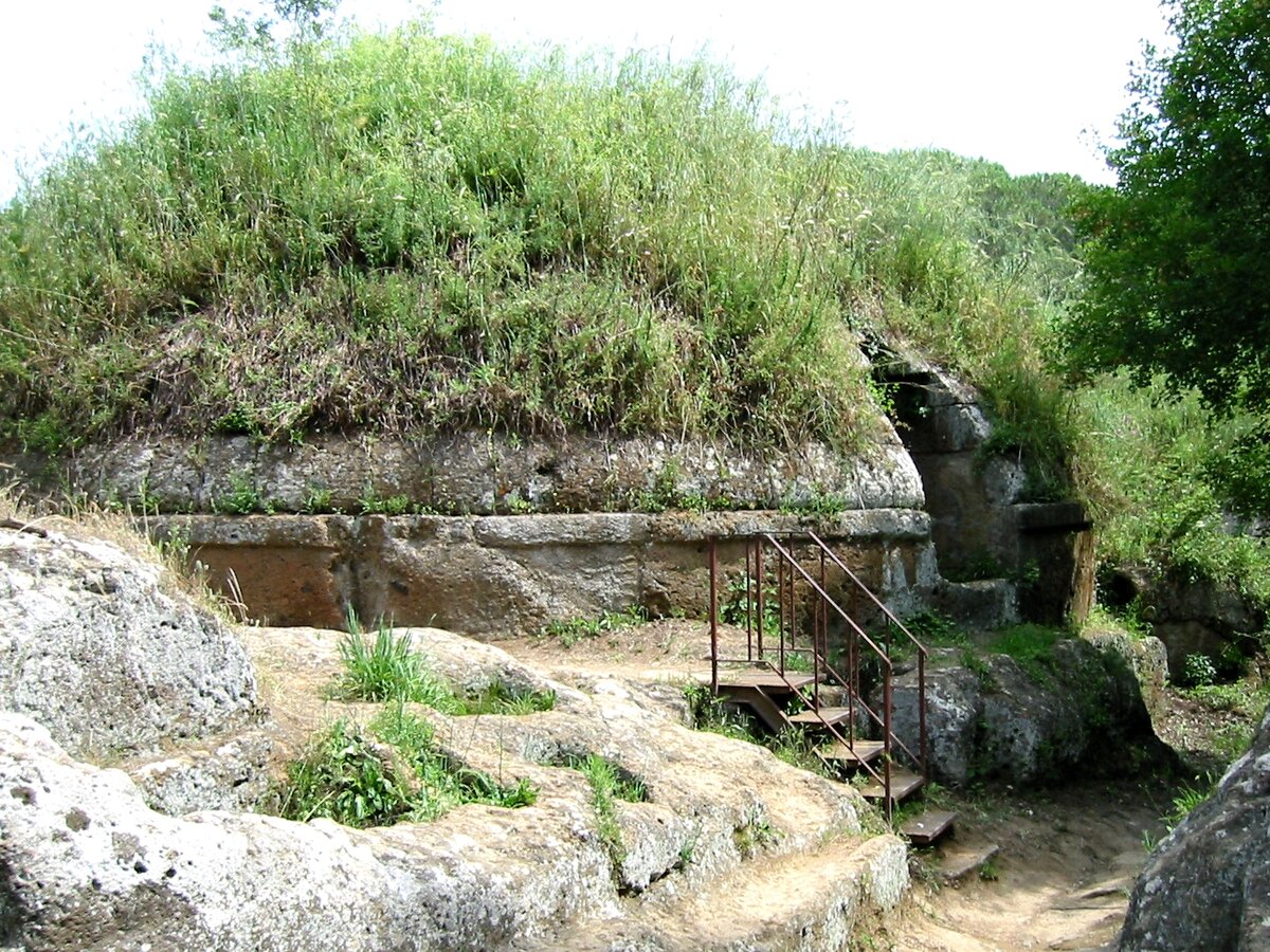 Etruscan necropolis of Banditaccia, Cerveteri, Italy