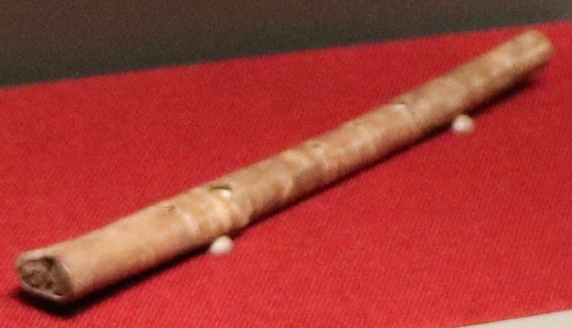 Bone flute from the Peiligang Culture, Jiahu site, c. 6200, 5500 BCE