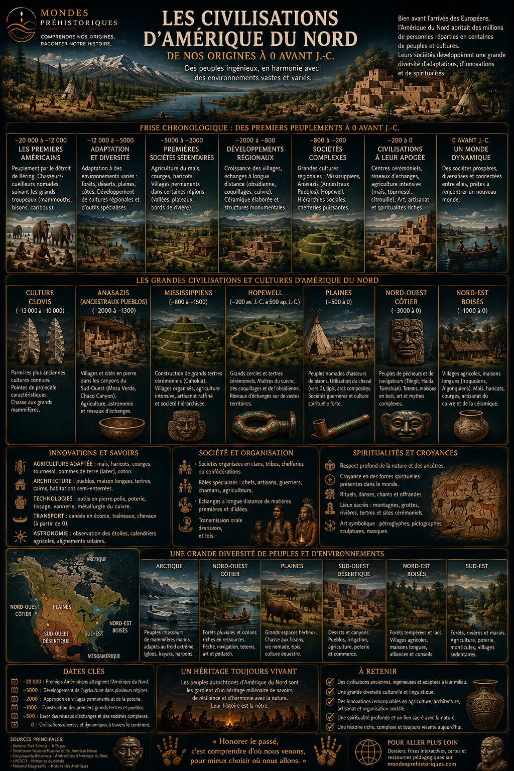 Les Civilisations d'Amerique du Nord
