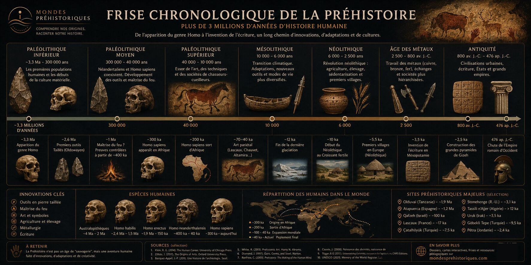 Frise Chronologique de la Prehistoire