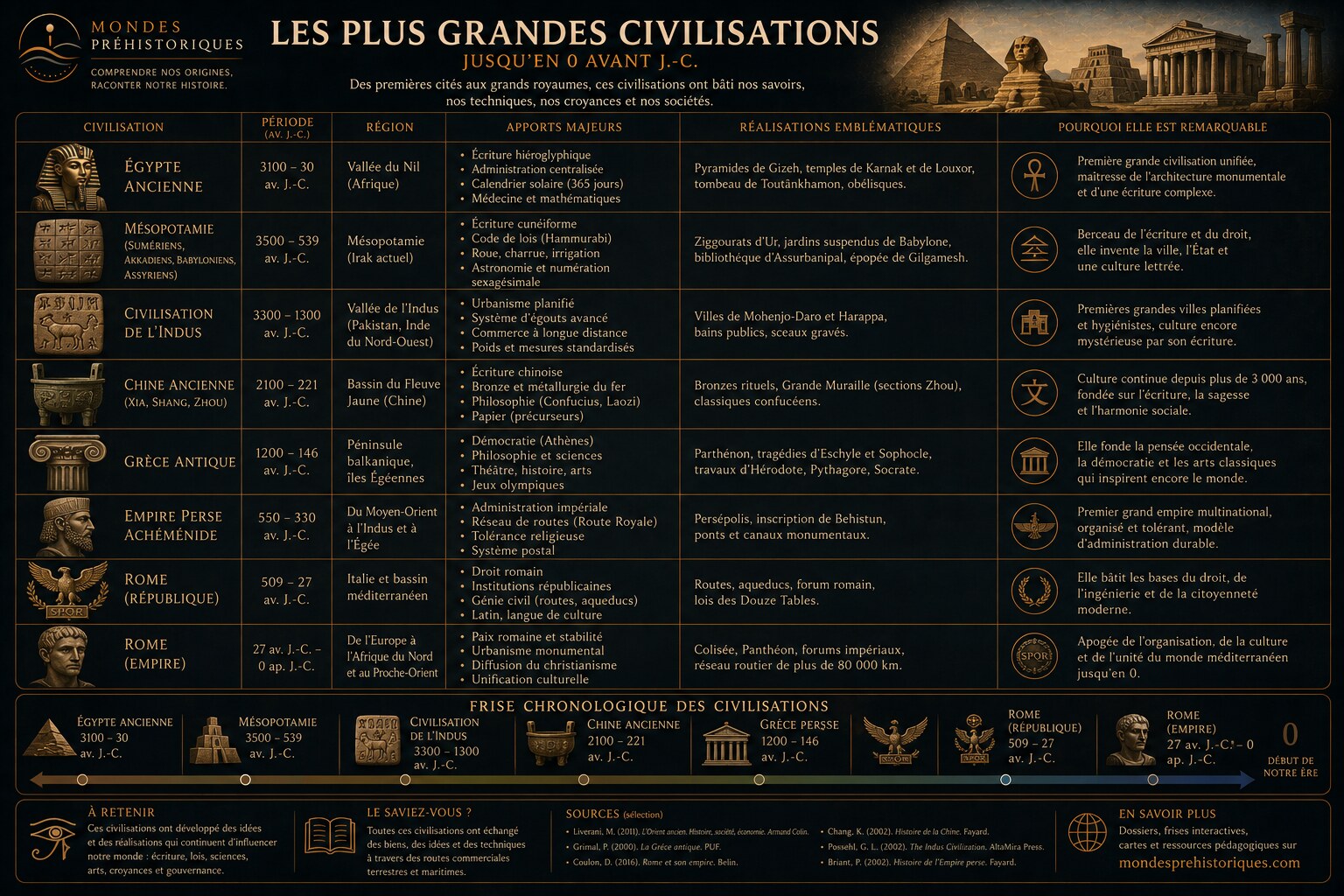 Les Plus Grandes Civilisations