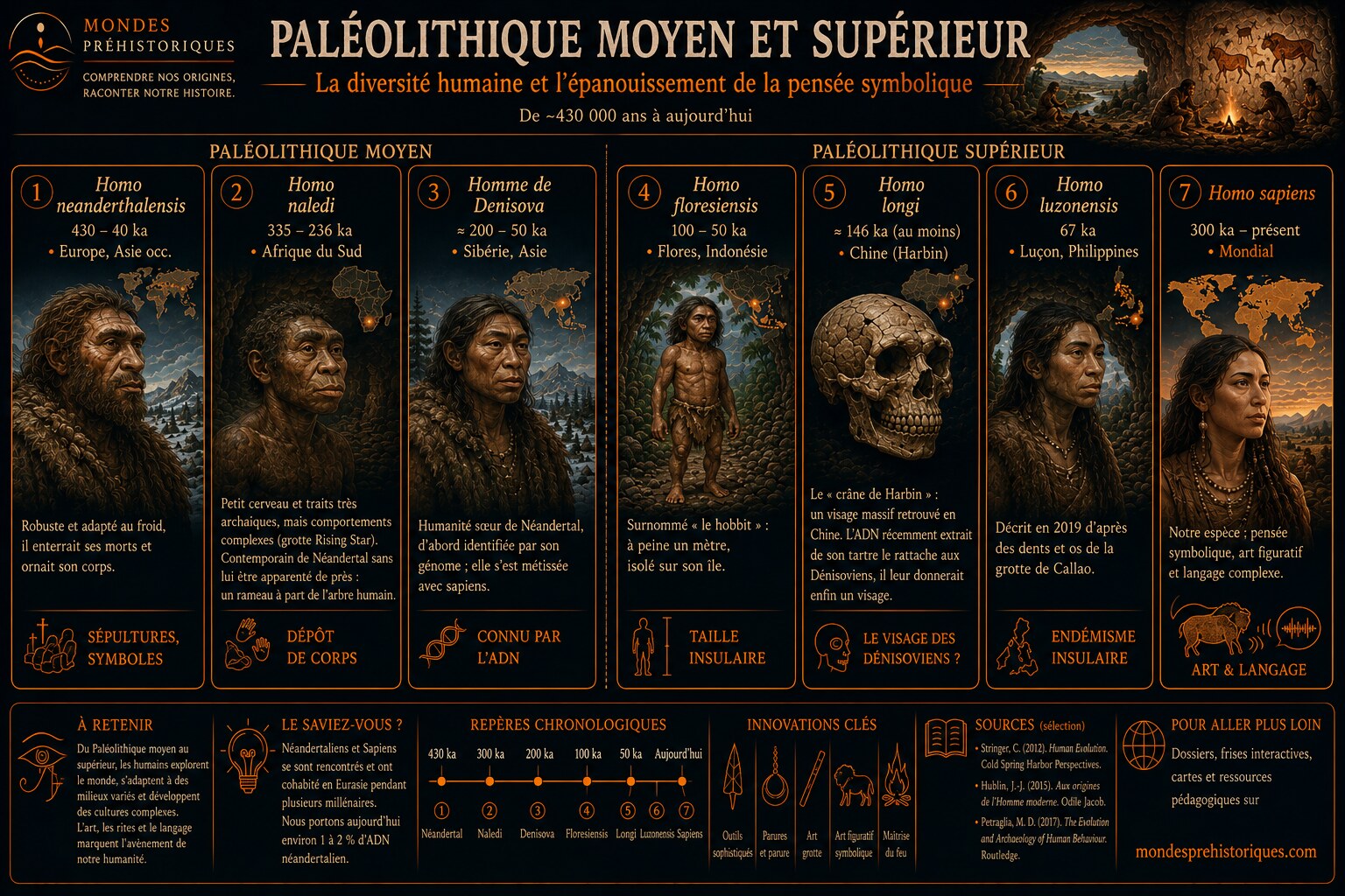 Paleolithique Moyen et Superieur
