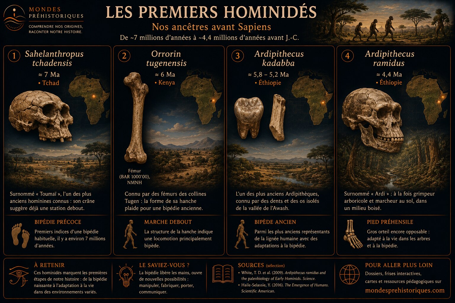 Les Premiers Hominides