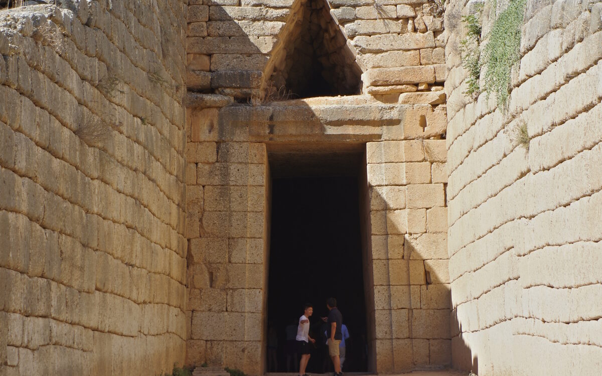Ruines de la citadelle de Mycènes, Grèce