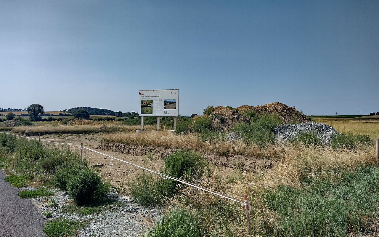 Vue aérienne d'une Kreisgrabenanlage néolithique en Autriche