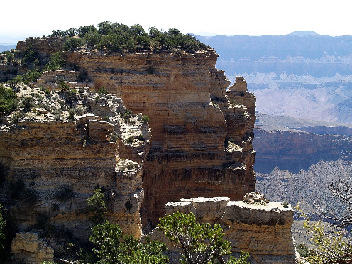 Vue du plateau de Walhalla depuis les hauteurs du Grand Canyon
