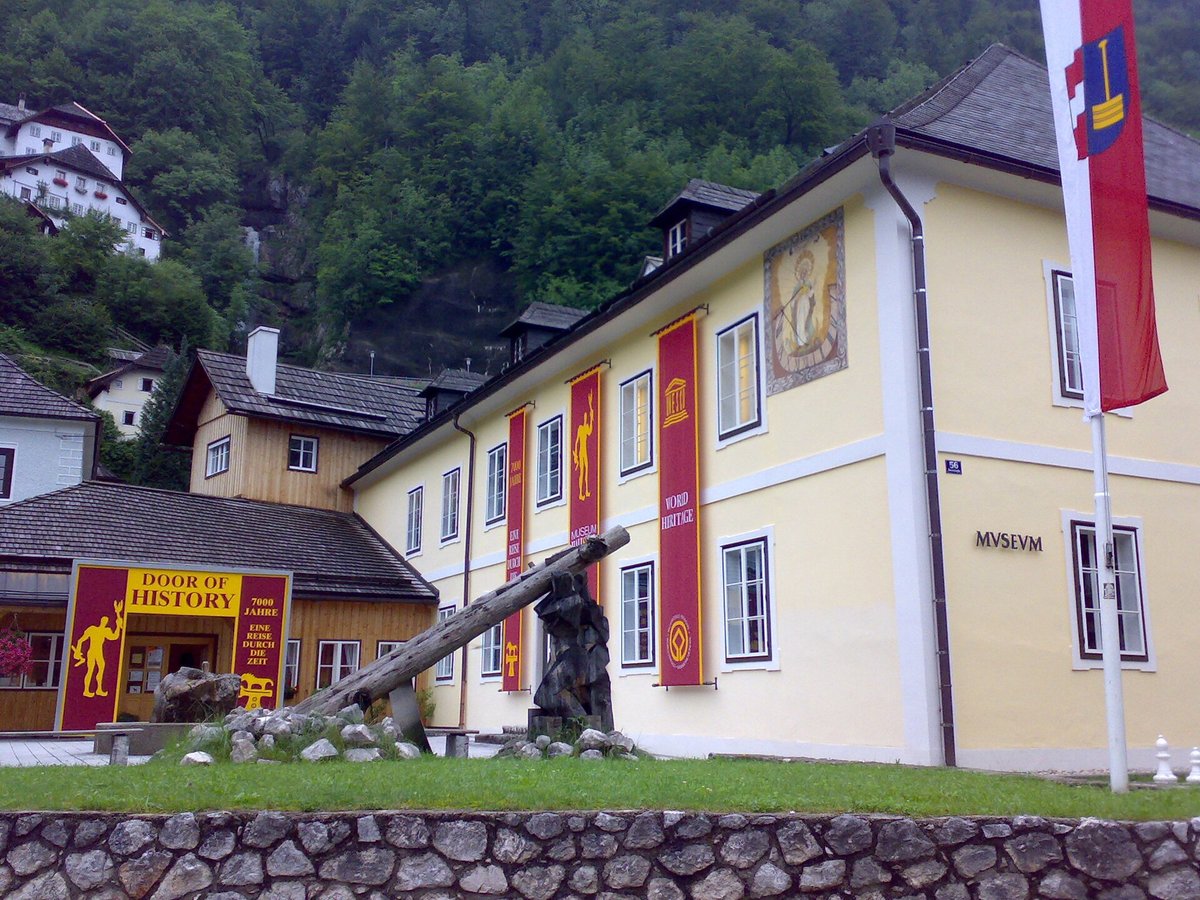 Exhibition at the Hallstatt museum presenting objects from the prehistoric salt mine