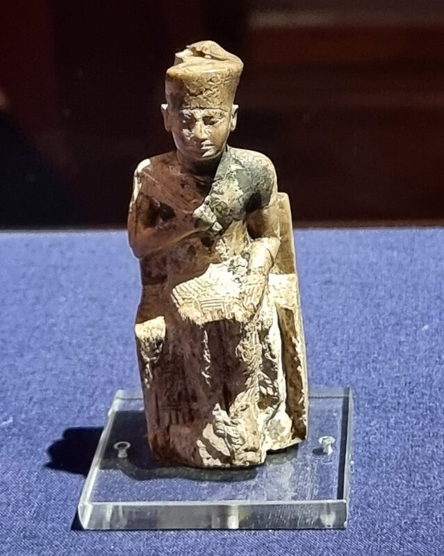 Ivory statuette of Khufu (Kheops), the only known portrait of the pharaoh, Egyptian Museum Cairo