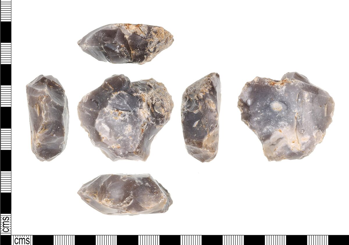 Levallois flint core