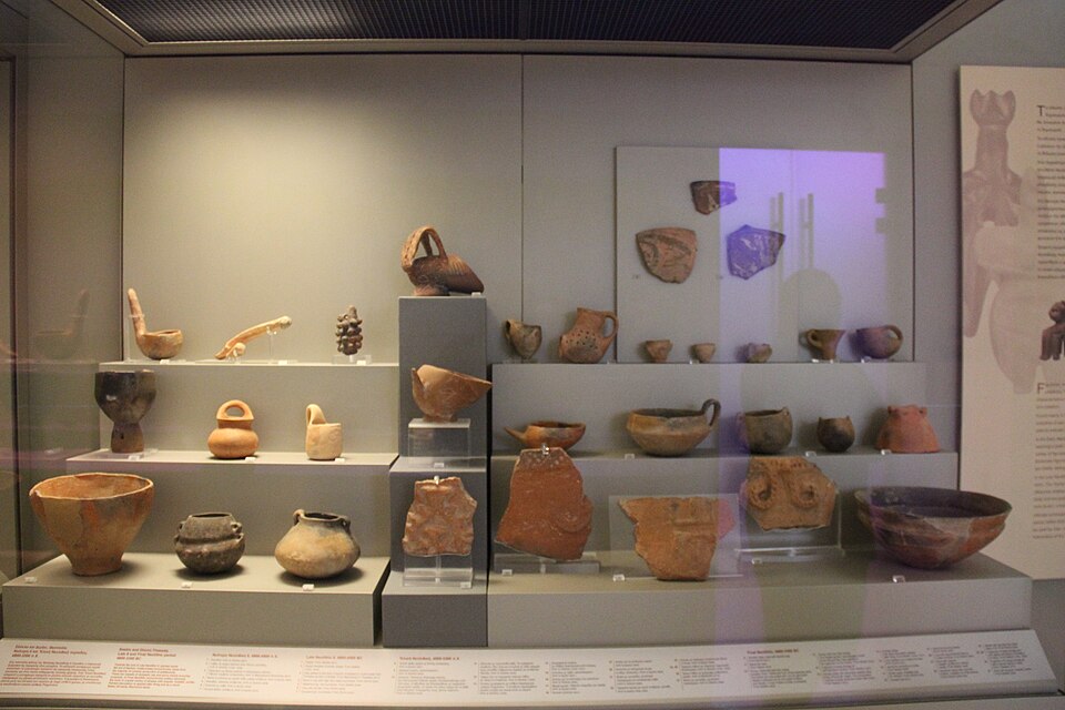 Neolithic pottery from ancient Greece
