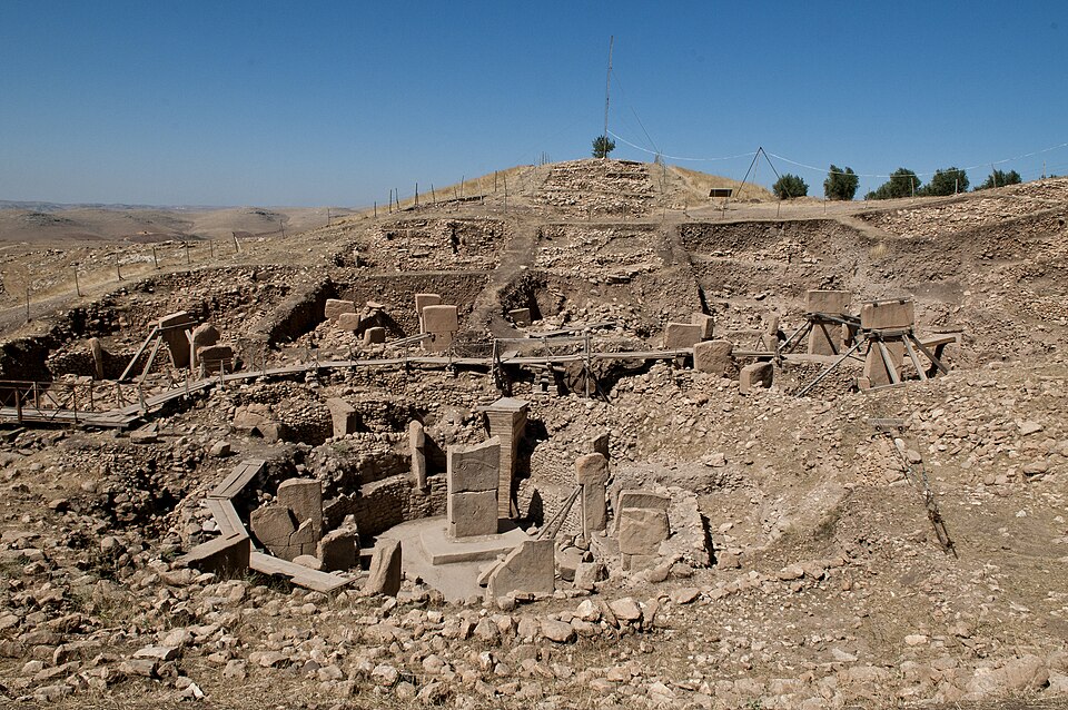 T-shaped pillars of Göbekli Tepe in Turkey