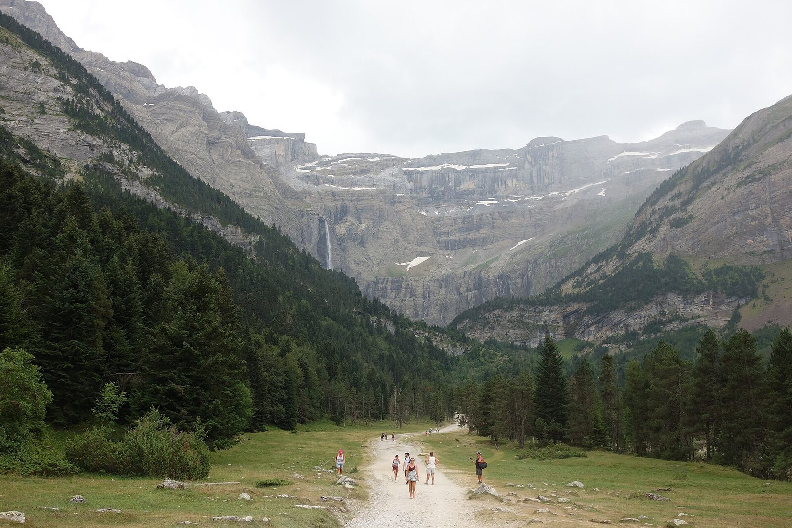 The Cirque de Gavarnie, a vast rocky amphitheatre in the Pyrenees