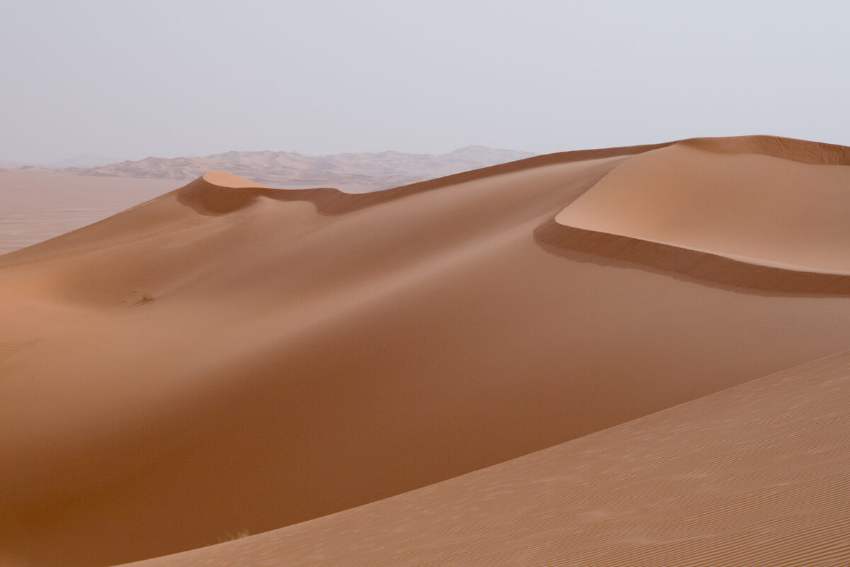 Dunes du Sahara libyen, région du Tadrart Acacus