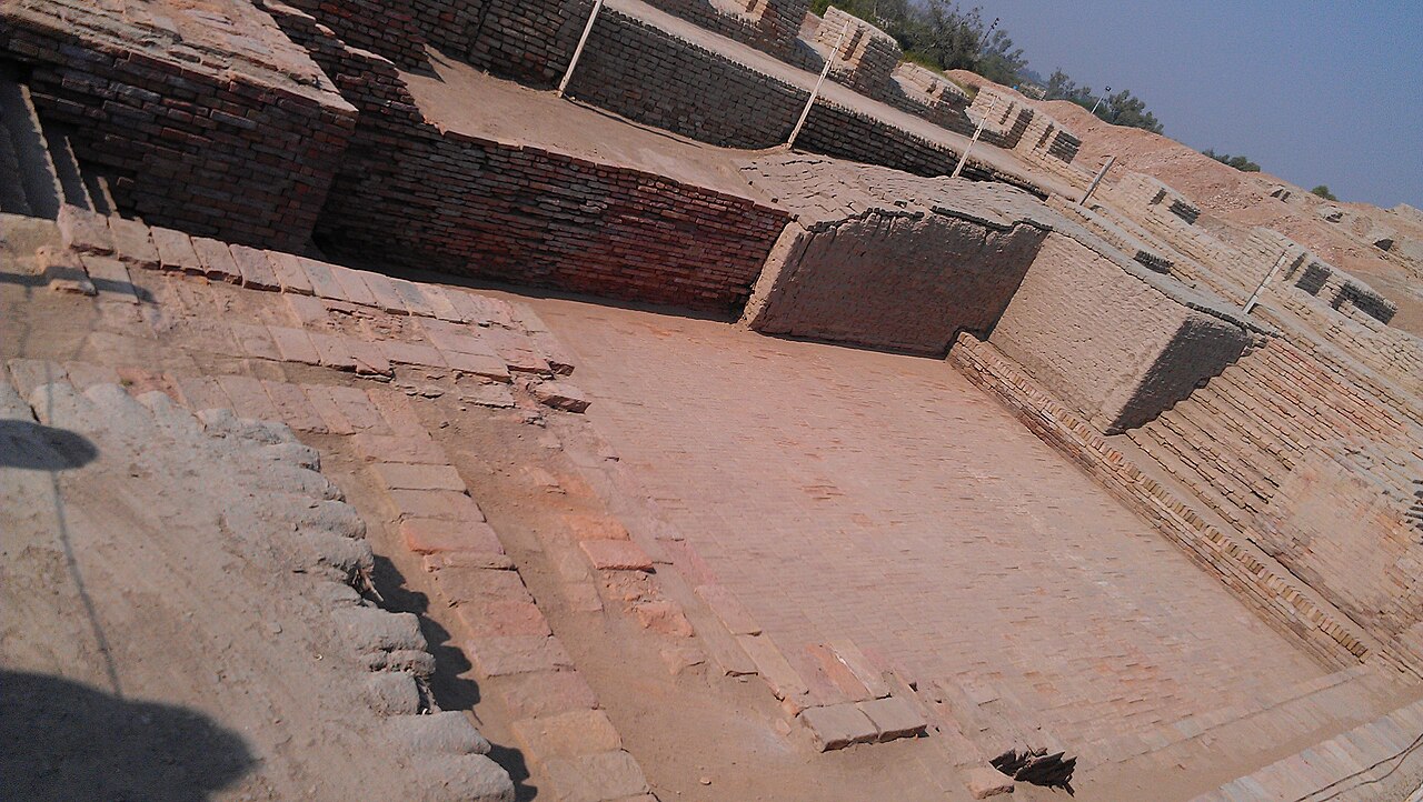 The Great Bath of Mohenjo-daro, a public masonry pool of the Indus Civilisation